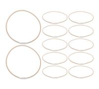 CLISPEED 12 Piezas Mic Anti-shocking Rubber Rings Elastic Bands For Microphone Shock Mounts Fit For Condenser Boom Mics Vibration Dampening Replacement Bands