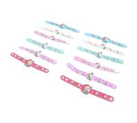 CLISPEED 12 piezas Pulseras Unicornio Niñas Brazaletes de Muñeca Decorativos Colores Aleatorios Juguetes para Fiestas Infantiles Accesorios Resistentes y Cómodos Color Color Aleatorio