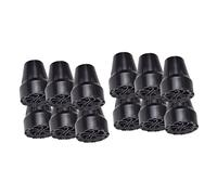 CLISPEED 12 Piezas Sin Muletas Accesorios Para Andadores Accesorios Para Andadores Bastones Plegables Puntas De Bastones De Senderismo Tapas De Bastones De Senderismo Puntas De