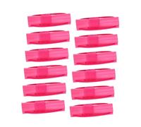 CLISPEED 12 piezas Unidades Rizadores de Cabello Esponja Autoajustables Rulos para Peinados Herramientas de Estilismo para Mujeres y Niñas Color Rosa con Cinta para Fijar Aptos para Tipo