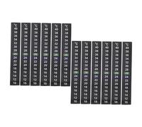 CLISPEED 12piezas Etiquetas Termómetro Digital para Acuarios Tiras Autoadhesivas para Medir Temperatura De Peceras Fácil Instalación y Lectura Instantánea