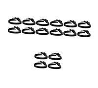 CLISPEED 16 Piezas Anillos Ajustables de Aleación de Zinc Anillos Abiertos para Hombres y Mujeres Joyería de Compromiso y Diseño Cómodo y Versátil para Bodas y