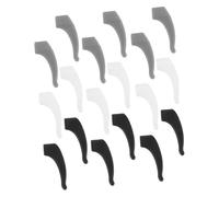 CLISPEED 18 Pares Gancho para Gafas Antideslizante de Silicona Retenedores Pequeños para Orejas Soporte Cómodo para Evitar Deslizamiento durante Ejercicio Compatible con Gafas Graduadas Sol