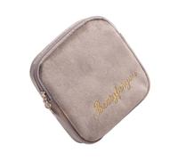 CLISPEED 1pieza Bolsa Portátil para Toallas Sanitarias con Cremallera Gran Capacidad Resistente al Agua Bolsa de Aseo para Mujer Monedero Multifuncional para Viajes y Uso al Aire