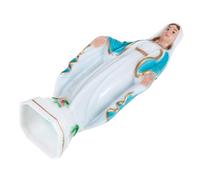 CLISPEED 1pieza Estatua Virgen María Plástico Decorativo Adornos Religiosos para Hogar Decoración De Escritorio Católica Figura De Fe para Creyentes