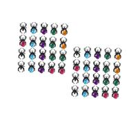 CLISPEED 2 Juegos Anillo de Halloween con de Plástico Diseño Divertido y Abierto Bolsa Bolsa de Accesorio Festivo Seguro y Duradero