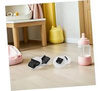 CLISPEED 2 Juegos Kit Acoplamiento para Puerta de Seguridad Infantil Accesorios de Plástico para Extensión y Fijación de Parque de Soporte Estable y Fácil Instalación para Uso Interior