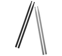 CLISPEED 2 Pares Palillos de Batería 7a de Fibra de Carbono para Principiantes, con Rebote Sensible y Fácil Control para Lecciones y Entrenamiento de Percusión