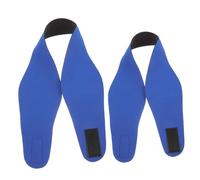 CLISPEED 2 piezas Banda para Cabeza de Natación y Deportes Acuáticos Diadema Elástica para Adultos para Oídos Resistente al Agua de Azul para Piscina y Ducha