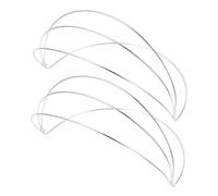 CLISPEED 2 Piezas Base para Diadema de Soporte Duradero para Tocados Mujer Accesorio para Diademas y Cintillos Marco DIY para Corona de Novia para Bodas y Fiestas