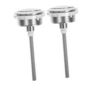 CLISPEED 2 piezas Botón Pulsador para Cisterna de Inodoro Doble Diseño Superficie Pulida y Resistente la Oxidación Fácil Instalación y de Agua para y Negocios