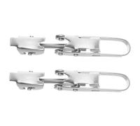 CLISPEED 2 Piezas Cierre de Palanca Inoxidable para Cubetas Conector Seguro Compatible con Tapas de Cubeta para Industrias Química y Farmacéutica Uso Manual Sencillo