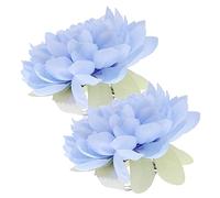 CLISPEED 2 Piezas Corbata de Cortina Ganchos de Cortina con Clip Correas de Cortina Alzapaños para Cortinas de casa de Campo Abrazadera de Soporte de Cortinas el plastico Sky-Blue