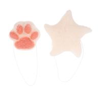 CLISPEED 2 piezas de de Mar y de Gato Esponjas y Naturales para Baños de Recién Nacidos con de Limpieza