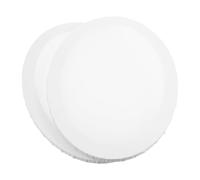 CLISPEED 2 Piezas de Tablero de Pintura Creativa Oval de Algodón Tela para Pintar, Marco Decorativo Blanco para Estudiantes y Aficionados, Adecuado para Pintura DIY