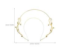 CLISPEED 2 piezas Diademas Vintage Aureola para Fiesta y Disfraces Accesorios Elegantes para Pelo Tocados para Invitadas y Personas Mayores