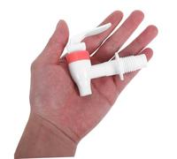 CLISPEED 2 piezas Grifo Dispensador Agua Caliente y Fría Válvula Plástica con Tuercas Recambio para Dispensador Bebida Uso Hogar y Oficina Rápida y Versátil