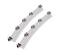 CLISPEED 2 Piezas Horquillas Invisibles para Cabello Peines Decorativos para Mujeres Clips para de Cabello Accesorios Prácticos para Niñas y Mujeres Fijación de Peinados