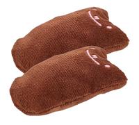 CLISPEED 2 Piezas Juguetes para Gatos Pequeños de Peluche con Hierba Gatera Interactivos y Resistentes para Masticar y Ejercicio de Gatitos Diseño Suave y Estimulación