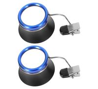 CLISPEED 2 Piezas Lupa de Inspección para Monedas y Reparación de Relojes Clip Estable y Aleación de Aluminio, Herramienta Portátil para Trabajos de Precisión y Uso Profesional