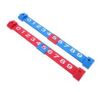 CLISPEED 2 Piezas Marcador de Puntuación para Futbolín de Gran Rojo y Azul Contador Manual Resistente para Mesa de Fútbol de Salón Accesorio Esencial para Justo y Competitivo