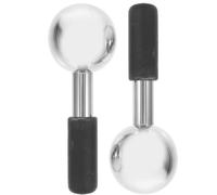 CLISPEED 2 piezas Masajeadores Faciales de Globos de de Acero Inoxidable para Cuidado Herramienta Anti-edad que Reduce Hinchazón y Mejora Circulación Kit para Diario con Color Aleatorio