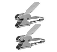 CLISPEED 2 piezas Pelador de Cáscaras de Acero Inoxidable Clip Práctico para Pistachos Pipas de Girasol y Piñones Herramienta para Abrir Nueces y Semillas sin Dañar Dientes