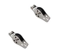 CLISPEED 2 Piezas Polea De Polea De Cuerda De Nailon Polea Simple Pesado Gancho Giratorio De Grúa Herramientas De Elevación Bloque De Polea Grua Poleas Juego De Engranajes