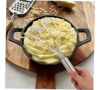 CLISPEED 2 piezas Prensador Manual de Patatas Inoxidable para Puré Rápido y Trituradora Multifuncional para Verduras Herramienta Fácil de Limpiar para Cocina