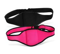 CLISPEED 2 Piezas Riñonera para Micrófono con Diseño Ergonómico Bolsa Cinturón de Neopreno para Ejercicio y Actividades Diarias Rosa