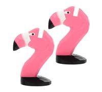 CLISPEED 2 Piezas Soporte de Gafas de Madera Mano Diseño Flamenco Adorable Soporte Multifuncional para Gafas de Sol Vista Decoración Práctica para Mesita de Noche Oficina y Escritorio