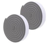 CLISPEED 2 rollos Tira Sellado Puertas Espuma Autoadhesiva Gris Burlete Aislante Ventanas bajo Puerta Reducción Ruido Viento para Ventanas Antiguas
