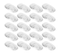 CLISPEED 20 Pares de Almohadillas para Puente Nasal de Silicona Cuadradas para Gafas, Antideslizantes y Confortables, Ideales para Gafas de Sol y Uso Activo
