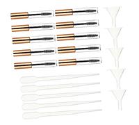 CLISPEED 20 piezas Tubos Vacíos de Rímel para Pestañas con Embudos y Pipetas Transferidoras Contenedores Compactos y Antifugas para Aceite de Crecimiento y Cosméticos DIY Portátiles para