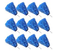 CLISPEED 20 Pompones de Animadora en Material Pet Ligero y Compacto para Eventos Deportivos y Fiestas, Accesorios para Espíritu de Equipo y Competencias de Porristas