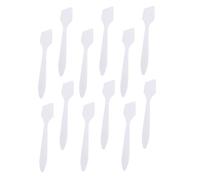 CLISPEED 200 piezas Espátulas Desechables para Cosméticos de Espátulas para Crema Facial y para y Salones de Transparentes y Blancas