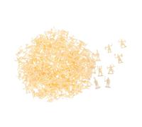 CLISPEED 200 Piezas Soldaditos de Plástico Medievales Miniatura Figuras para Decoración de Maquetas Mesa