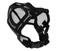 CLISPEED 20kg Bozal para Bulldog de Hocico Corto Bozal de Malla Transpirable para Perros Pequeños Antimordeduras para Mascotas para Pasear y Comer