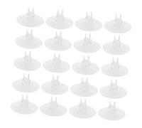 CLISPEED 20piezas Abrazadera De Ventosa para Acuario Clip Transparente Resistente para Tubos De Aire Accesorios Versátiles para Peceras Soporte De Fijación para Manguera De Acuario