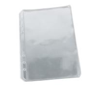 CLISPEED 25 Piezas Transparentes de Anillas para Tarjetas y Recetas para Organización y Presupuesto