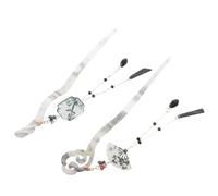 CLISPEED 2piezas Horquilla Antigua De Estilo Chino Elegante Palillo Decorativo Cabello Para Festivales Hanfu y Uso Diario