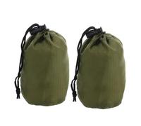 CLISPEED 2piezas Impermeables de Compactas y Reutilizables para Camping Senderismo y Emergencias al Aire Organizador Portátil con Cordón