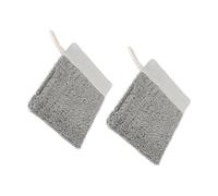 CLISPEED 2piezas Malla Para Jabón Bolsa De Jabón De Lino Negro Bolsa Neceser Para Uso Doméstico Para Guardar Barra