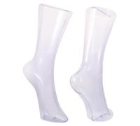CLISPEED 2piezas Modelo De Exhibición De Calcetines Base Magnética para Tiendas y Fotografía Maniquí De Femenino y Masculino para Mostrar Calcetines y Medias