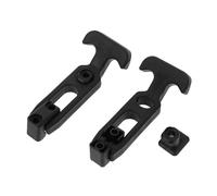 CLISPEED 2piezas Rubber T-handle Hasp Flexible Heavy Duty Latches Hasp for Toolbox Tool Box Car Equipment