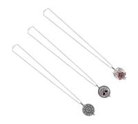 CLISPEED 3 piezas Collares Aromáticos Pendientes de Aceite Esencial Difusores de Aromaterapia Aleatorio Moda y para Mujeres