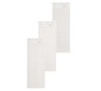 CLISPEED 3 Piezas Cuaderno de Notas de Planificación Portátil Blanco, Papel | Diseño Lista y Guía de Escritura, para Jefes y Organizadores, Uso Escolar y Ejercicios de Matemáticas