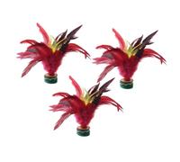 CLISPEED 3 Piezas Juguete Tradicional Chino Jianzi para Ejercicio y Ocio Volante de Pluma Resistente y Ligero para y Mejora de Coordinación