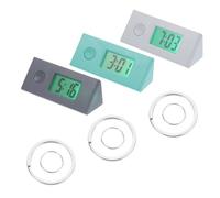 CLISPEED 3 Piezas Llavero Reloj Electrónico Portátil Reloj Digital De Bolsillo para Estudiantes De Bolsillo Digital