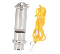 CLISPEED 3 Piezas Silbatos de Entrenamiento para Aves de Acero Inoxidable Silbato de Supervivencia al Aire Resistente y Duradero Colores Plata y Amarillo para y Mascotas